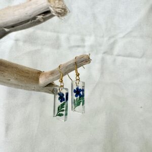Blue Flower Dangle