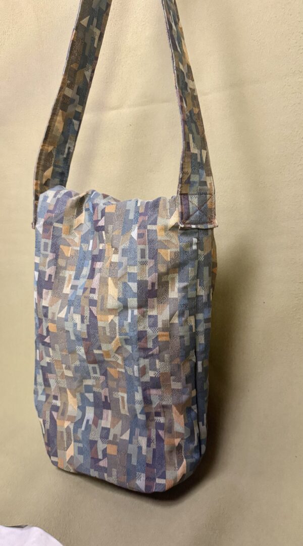 Deep Geometric Spectrum Crossbody Tote - Image 2