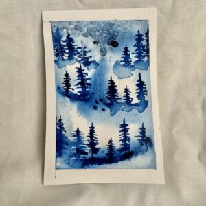 Treescape in Blue