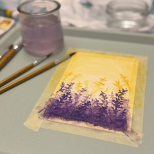 Watercolor with Gong