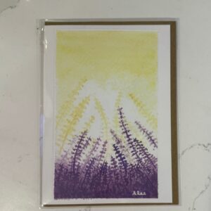 Greeting Card - Lavender Fields