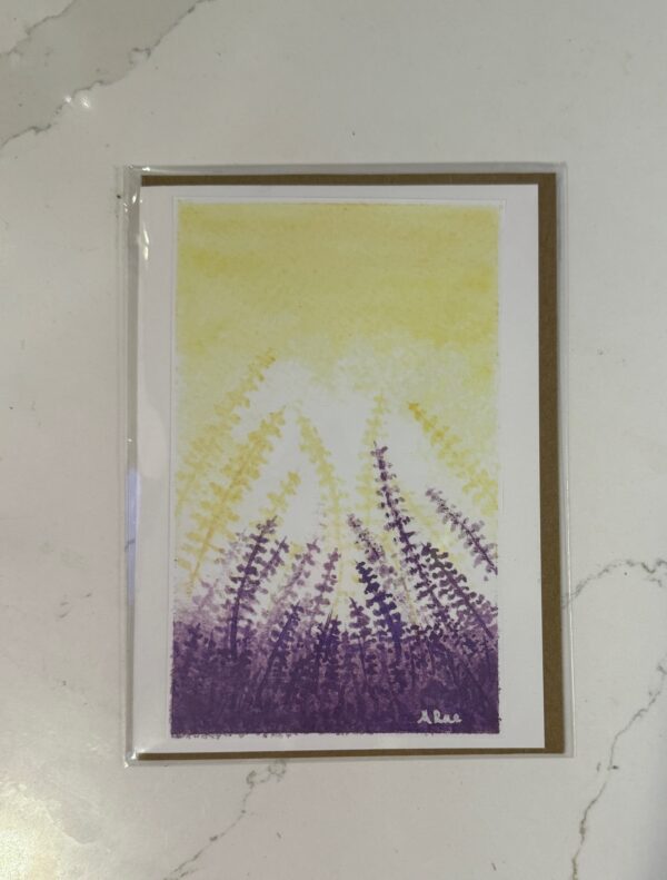 Greeting Card - Lavender Fields