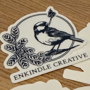 Vinyl Sticker Enkindle Logo