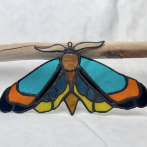 Lila Moth Stained Glass