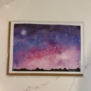 Greeting Card - Violet Galaxy