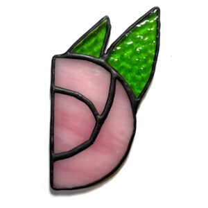 Half Rose Magnet