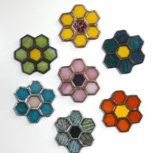 Hex Flower Magnet